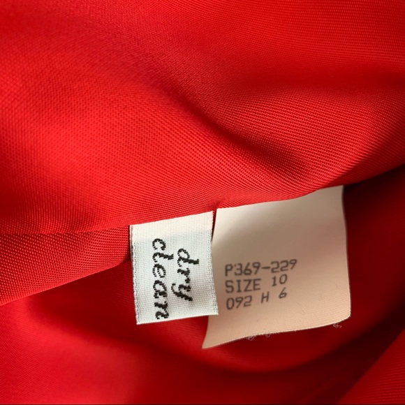 Vintage Pendleton Red Wool Black Velvet RELISTED - Picture 9 of 11